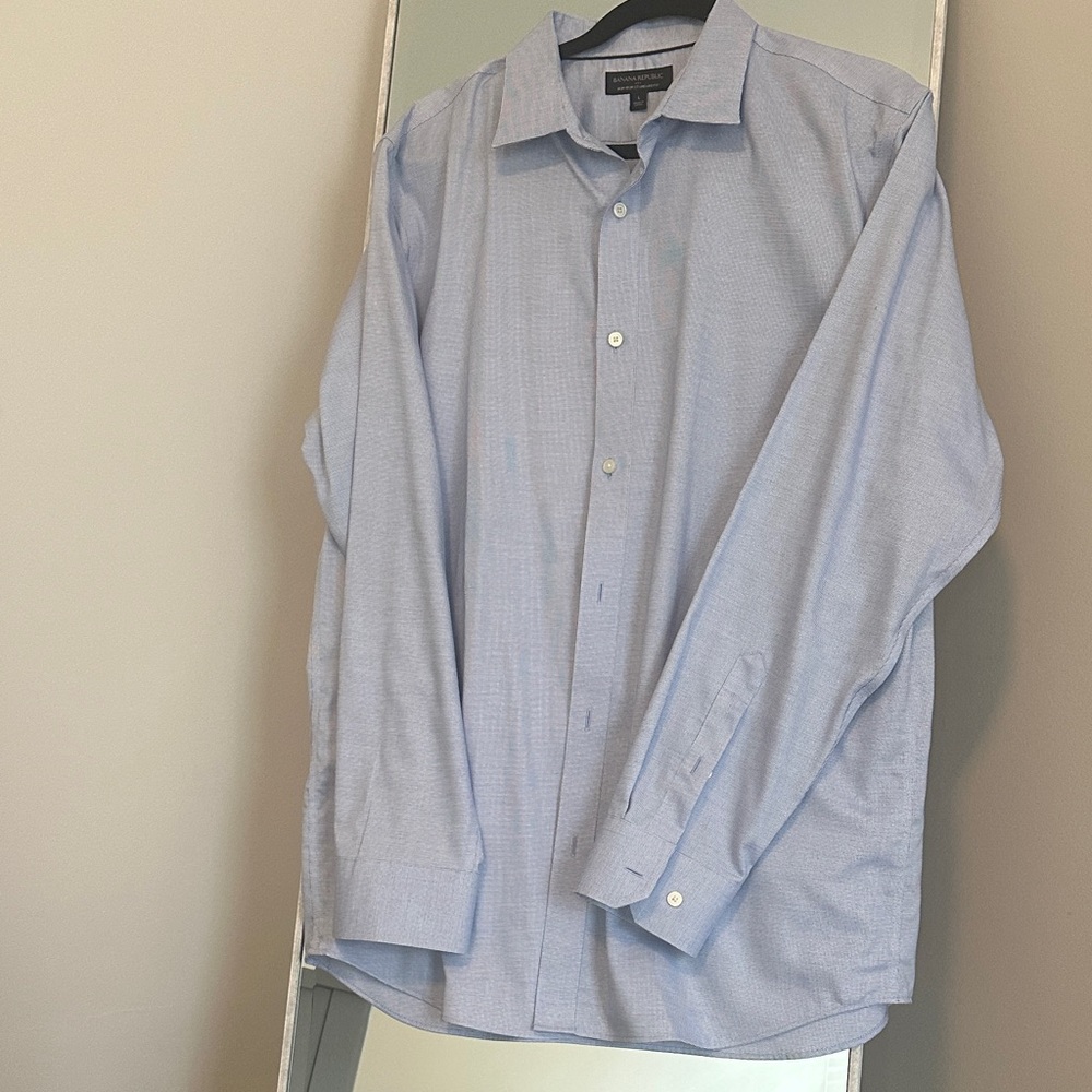 Banana Republic Sky Blue Dress Shirt